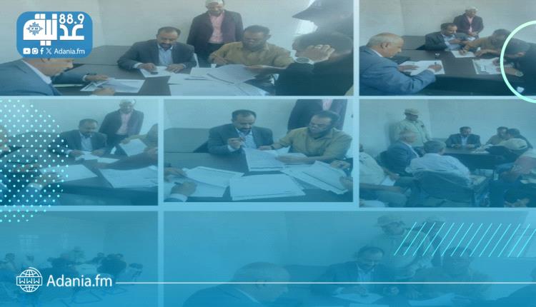 المدير العام بكر الشاعري يوقع مذكرة تفاهم مع منظمة أكتد لتنفيذ وتأهيل مشروع مياه قعطبة العام.