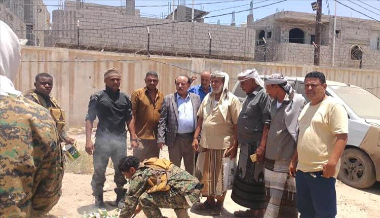 لحج.. إتلاف كميات من 