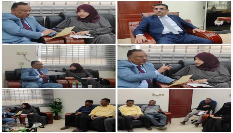 لقاء يناقشان تعزيز موارد صندوق رعاية وتأهيل المعاقين المحصلة عبر المنافذ الجمركية