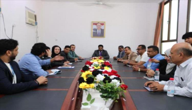 وزير التعليم الفني يبحث مع “الدولية للهجرة” تعزيز الشراكة وتطوير برامج التدريب في عدن