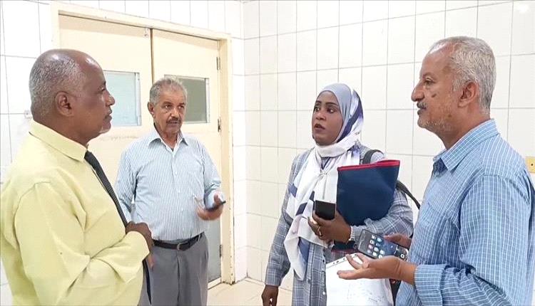 نزول ميداني لفريق وزارة الصحة لتقييم خدمات مركز علاج الأورام في عدن