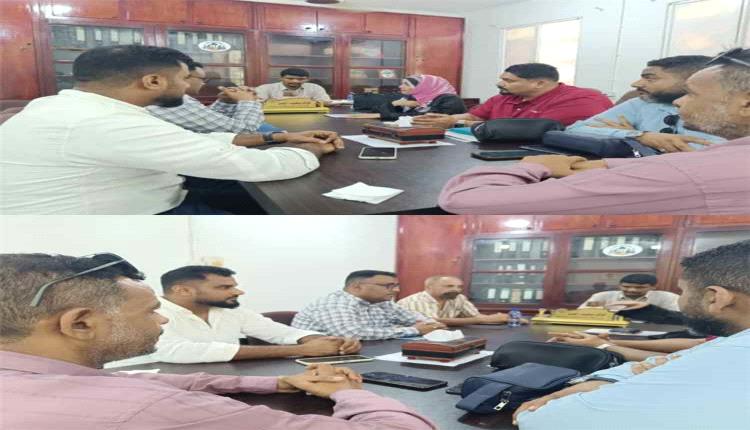 نقابات عمال عدن والحركة المدنية الحقوقية تبحثان تعزيز العمل المشترك وحماية حقوق العمال