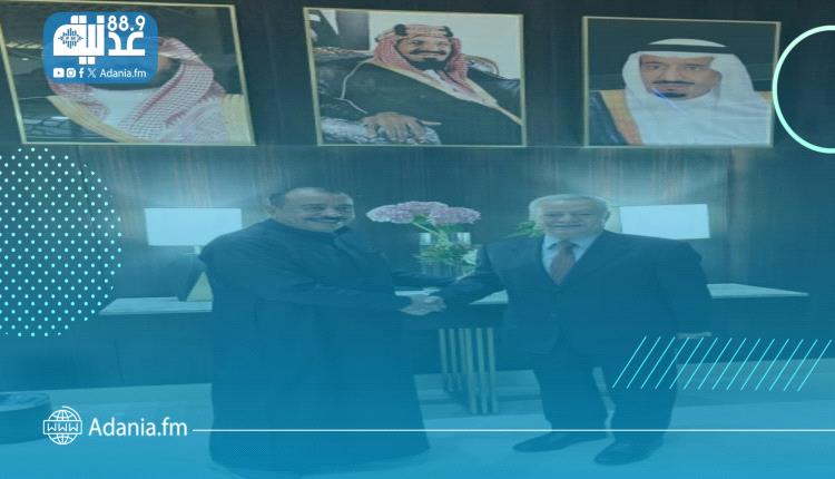 اللواء بن بريك يلتقي مستشار رئيس مجلس القيادة الرئاسي عبد العزيز ..