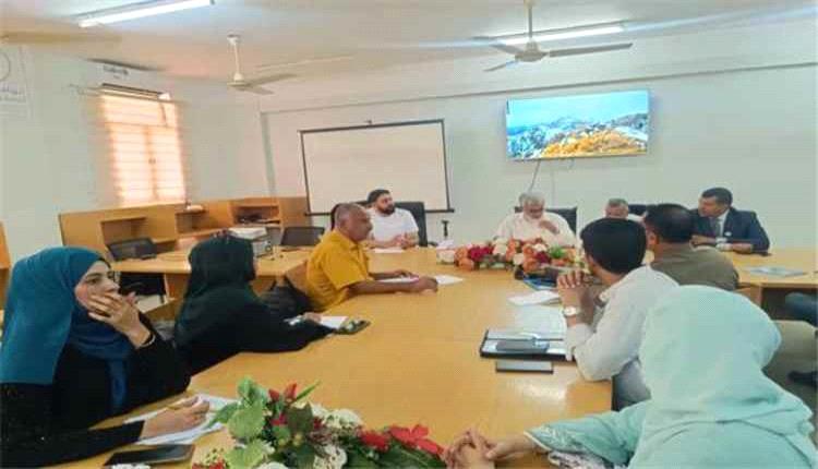 كلية الإعلام بجامعة عدن تشارك في ورشة لإعداد ملف المقرر المتكامل
