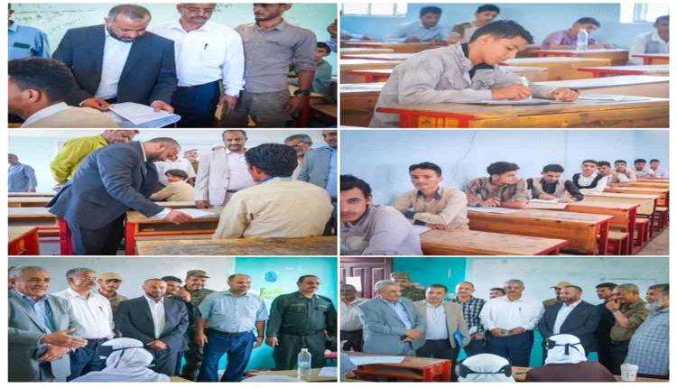 محافظ الضالع يدشن اختبارات الثانوية العامة ويشيد بجهود الكوادر التربوية