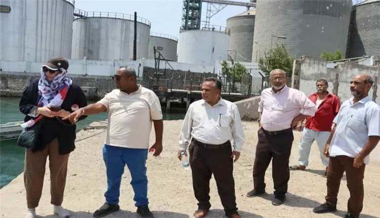 وفد أممي يطلع على مرافق ميناء الاصطياد والدوكيارد في عدن لبحث تعزيز دعم القطاع السمكي