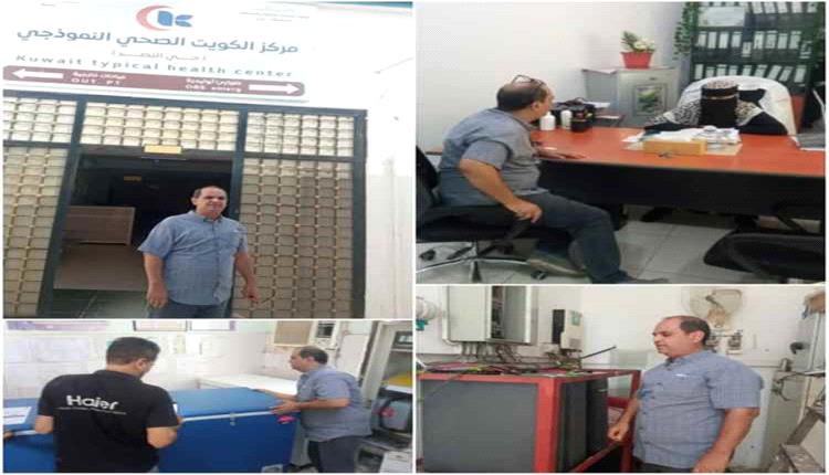 صحة خور مكسر تتفقد مركزي الكويت والهلال الأحمر وتتابع احتياجاتهما