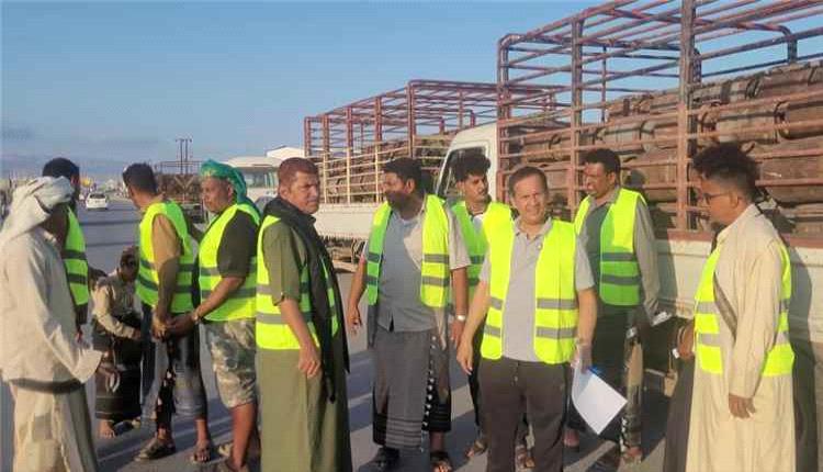 الشركة اليمنية للغاز تسيّر 6000 أسطوانة غاز منزلي لرفد أسواق المكلا