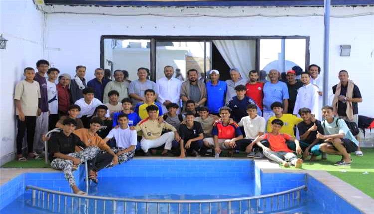 سلطة حضرموت تحتفي بمنتخب الناشئين قبيل مغادرته إلى القاهرة