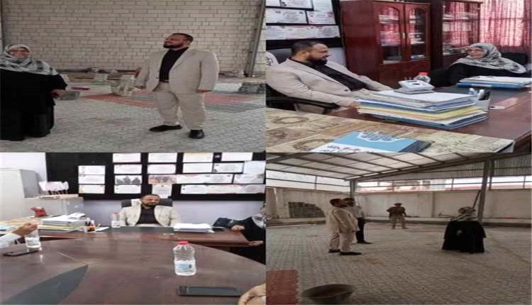 مدير عام المنصورة يتفقد ثانوية خليفة ويدشن مشروع النادي المصغر