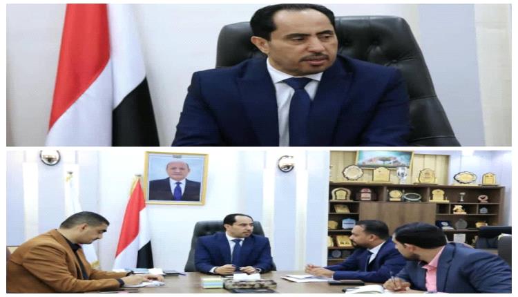 الوزير البكري يلتقي مدير عام مكتب الوزارة بساحل حضرموت